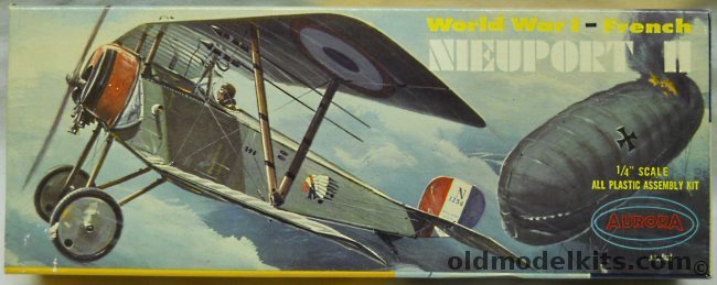 Aurora 1/48 Nieuport 11 French Fighter, 101 plastic model kit